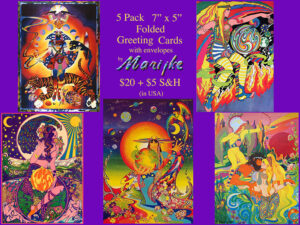 postcards psychedelic art
