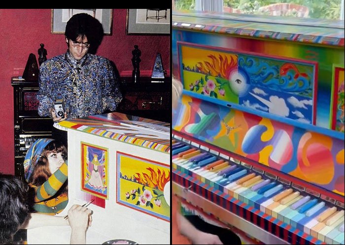 John Lennon Piano