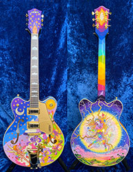 Eric Clapton's psychedelic acoustic guitar