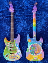 painted guitar