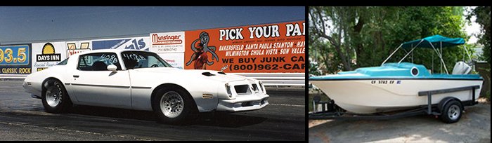 firebird and cabin cruiser